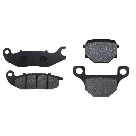 2 Kit plaquettes frein Derbi Terra 125 Adventure Euro Avant et Arrière 278-289 - EBC FA465 et FA93 - Raven 103-245