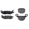 2 Kit plaquettes frein Derbi Terra 125 Adventure Euro Avant et Arrière 278-289 - EBC FA465 et FA93 - Raven 103-245