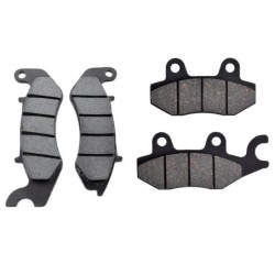 2 Kit plaquettes frein Keeway RKV 125 Euro 4 Avant et Arrière Nc - EBC FA747 et FA197 - Raven 103-250