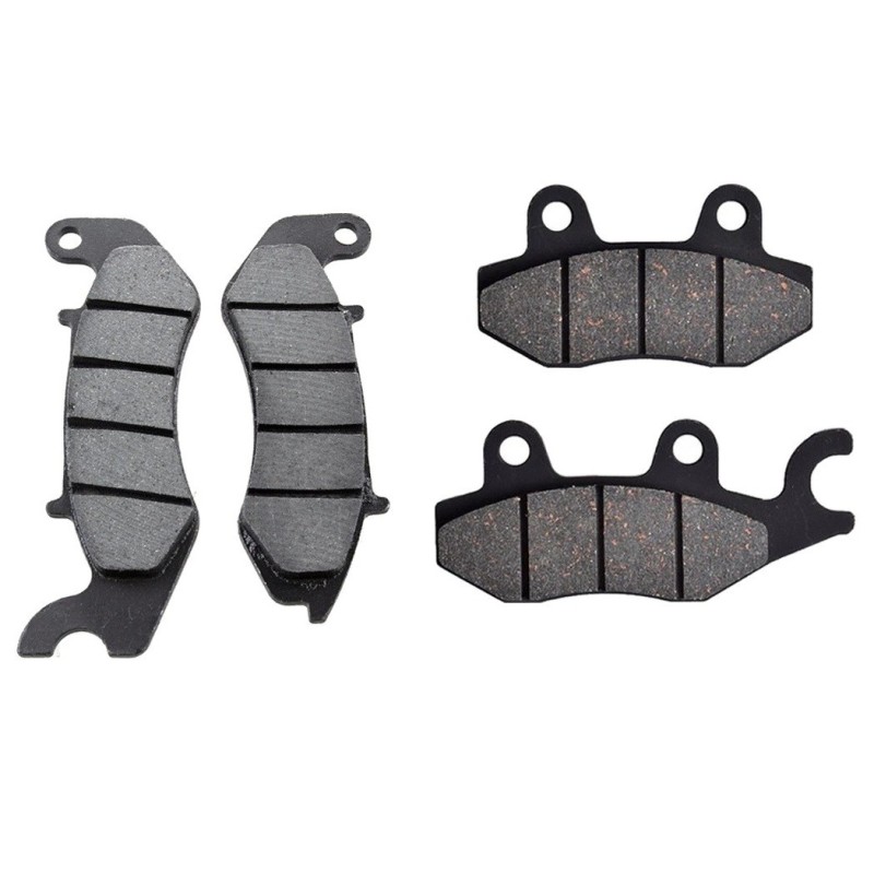 2 Kit plaquettes frein Keeway RKV 125 Euro 4 Av et Ar Nc - EBC FA747 et FA197 - Raven 103-250
