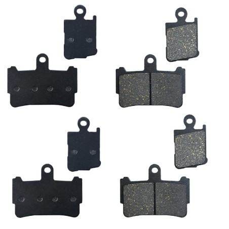 2 Kit plaquettes frein Honda VFR 1200 F  Av Ga et Dr 298X2 - EBC FA499/4HH - Raven 101-298