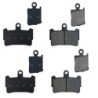 2 Kit plaquettes frein Honda VFR 1200 F  Av Ga et Dr 298X2 - EBC FA499/4HH - Raven 101-298