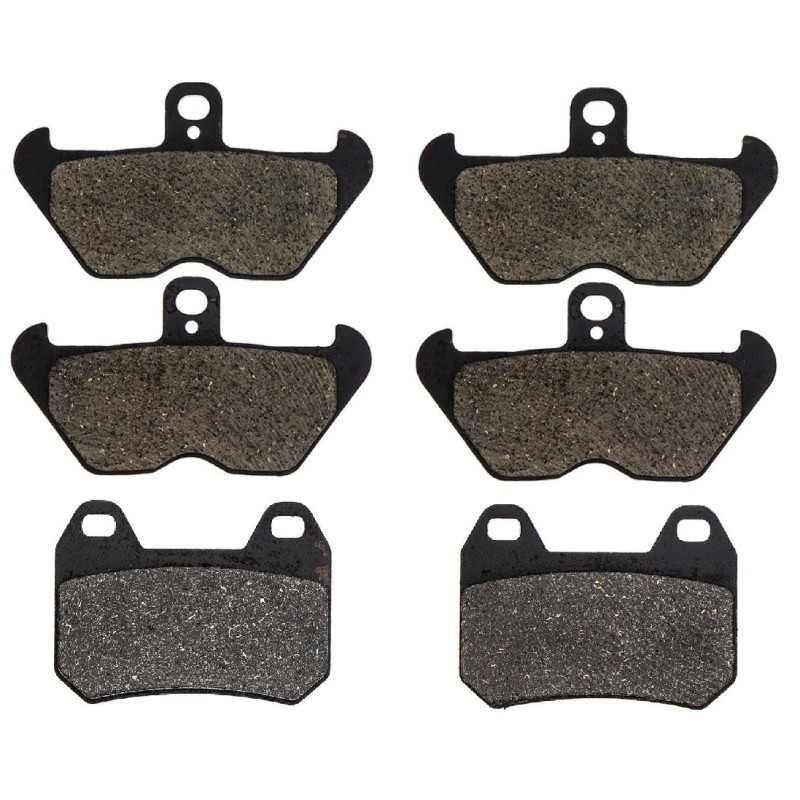 2 Kit plaquettes frein Bmw K 1200 LT  Av G, Av D et Ar 195-117X2 -  - Raven 104-024