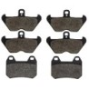 3 Kit plaquettes frein Bmw K 1200 LT  Av Ga, Dr et Ar 195-117X2 -  - Raven 104-024