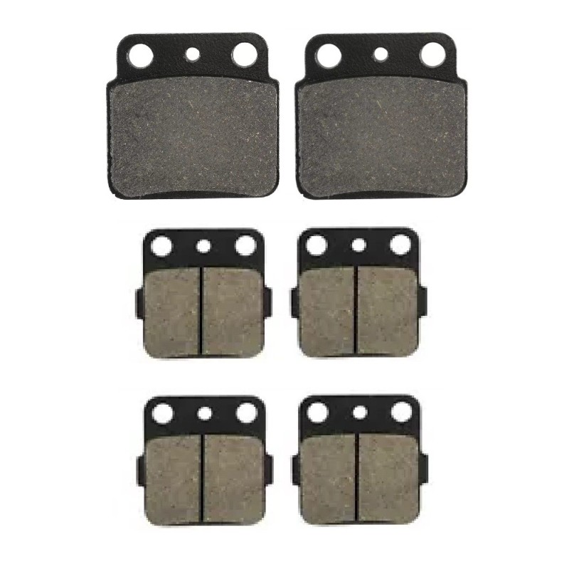 2 Kit plaquettes frein Kawasaki KFX 400  Av G, Av D et Ar 092-007X2 -  - Raven 104-034