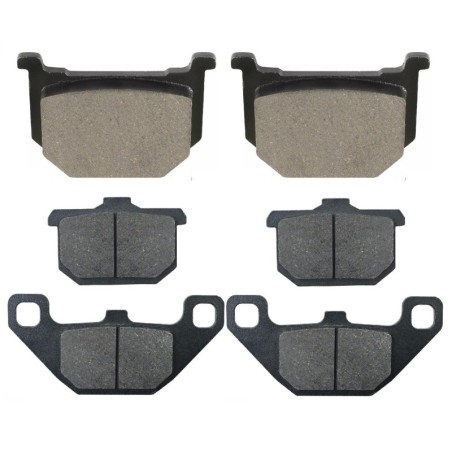3 Kit plaquettes frein Kawasaki Z1000 R Eddie Lawson  Av Ga, Dr et Ar 127-037X2 -  - Raven 104-049
