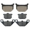 3 Kit plaquettes frein Kawasaki Z1000 R Eddie Lawson  Av Ga, Dr et Ar 127-037X2 -  - Raven 104-049