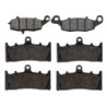 3 Kit plaquettes frein Kawasaki Vulcan 1500 Mean Streak  Av Ga, Dr et Ar 124-039X2 -  - Raven 104-052