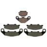 2 Kit plaquettes frein Kawasaki ZR 400 Xanthus  Av G, Av D et Ar 084-044X2 -  - Raven 104-054