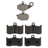 2 Kit plaquettes frein Kawasaki Ninja ZX-9R 900  Av G, Av D et Ar 093-207X2 -  - Raven 104-065