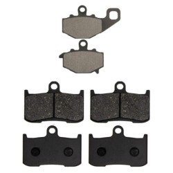3 Kit plaquettes frein Kawasaki Z1000  Av Ga, Dr et Ar 093-207X2 -  - Raven 104-065