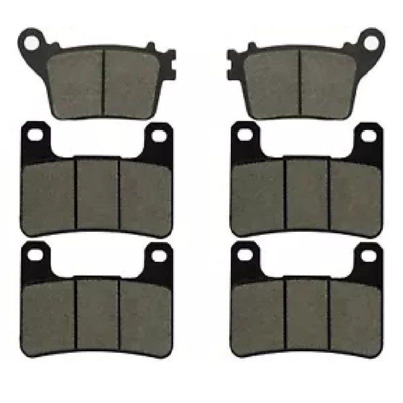 2 Kit plaquettes frein Kawasaki Ninja ZX-10R 1000  Av G, Av D et Ar 242-213X2 -  - Raven 104-068