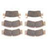 3 Kit plaquettes frein Kawasaki Teryx4 KRX 1000  Av Ga, Dr et Ar 411-412X2 -  - Raven 104-081