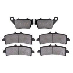 3 Kit plaquettes frein Triumph Tiger 900 GT Low Pro Rally Pro Av Ga, Dr et Ar 020-258X2 -  - Raven 104-100