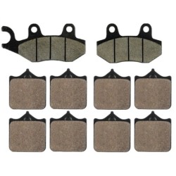 3 Kit plaquettes frein Triumph Speed Triple 1050  Av Ga, Dr et Ar 247-177X2 -  - Raven 104-106