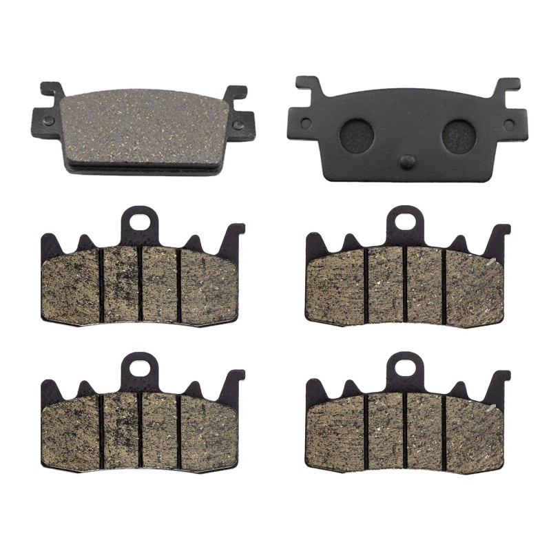3 Kit plaquettes frein Kymco AK 550  Av G, Av D et Ar 411-328X2 - EBC SFA719 et FA630 - Raven 104-118