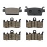 3 Kit plaquettes frein Kymco AK 550  Av Ga, Dr et Ar 411-328X2 - EBC SFA719 et FA630 - Raven 104-118