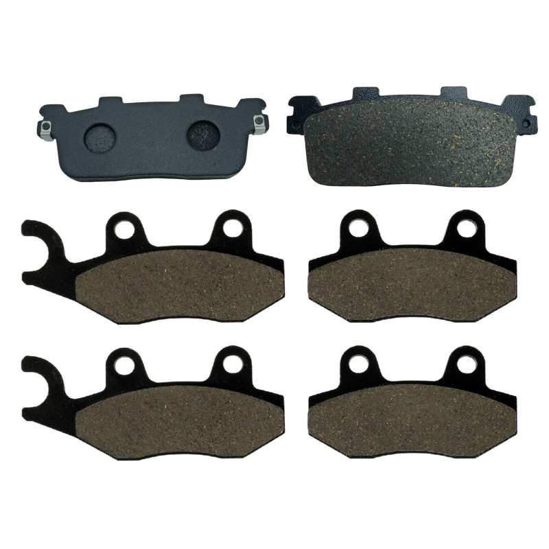 3 Kit plaquettes frein Kymco People 250 S DD Av G, Av D et Ar 355-334X2 - EBC SFA607 et FA228 - Raven 104-119
