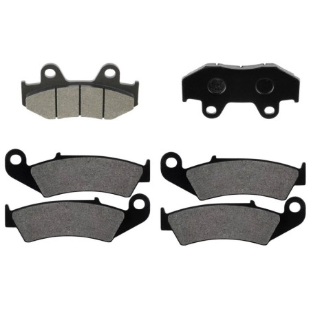 3 Kit plaquettes frein Honda TRX 250 Sportrax  Av G, Av D et Ar 102-004X2 - EBC FA92/3 SFA323/3 et FA125 - Raven 104-123