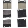 3 Kit plaquettes frein Suzuki RG 250 Gamma  Av Ga, Dr et Ar 016-172X2 - EBC FA63 et FA102 - Raven 104-149