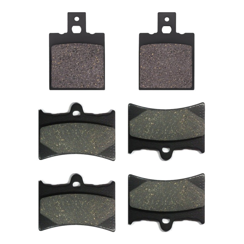3 Kit plaquettes frein Benelli Jarno 125  Av Ga, Dr et Ar 038-019X2 - EBC FA47 et FA126 - Raven 104-150