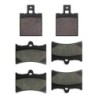 3 Kit plaquettes frein Gilera Nordwest 600  Av G, Av D et Ar 038-019X2 - EBC FA47 et FA126 - Raven 104-150