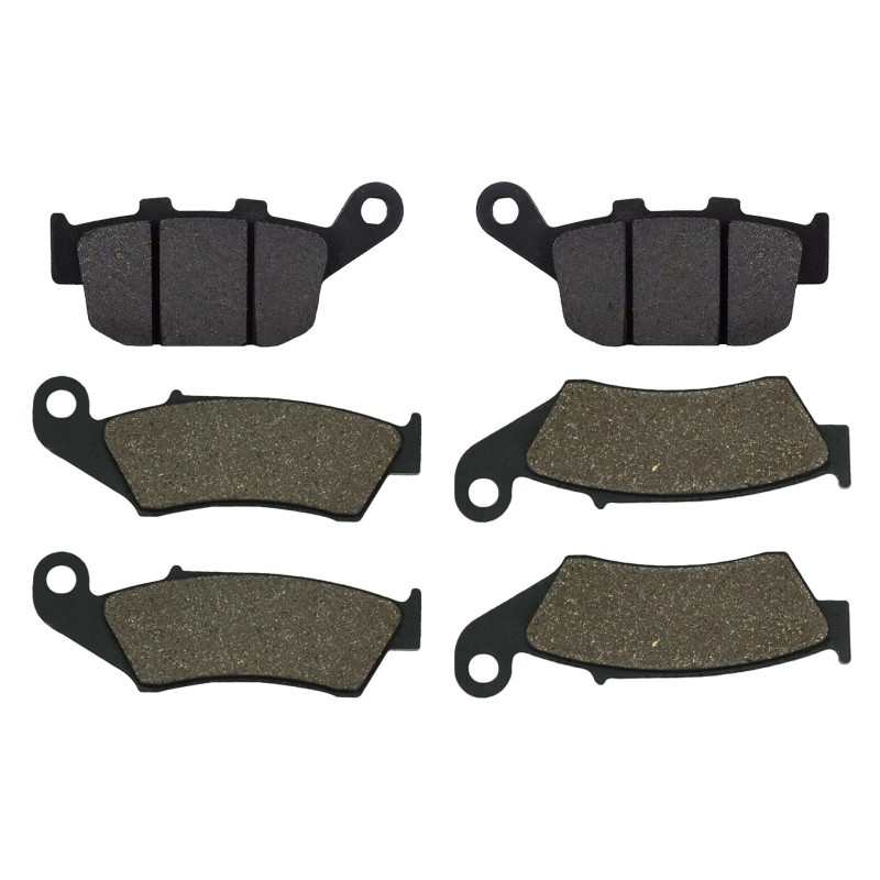 3 Kit plaquettes frein Honda XL 650 Transalp  Av Ga, Dr et Ar 020-041X2 - EBC FA140 et FA185 - Raven 104-151