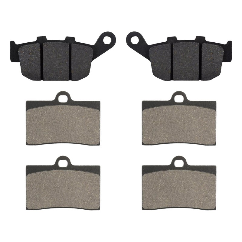 3 Kit plaquettes frein Moto-guzzi Quota 1000  Av Ga, Dr et Ar 020-064X2 - EBC FA140 et FA95 - Raven 104-152