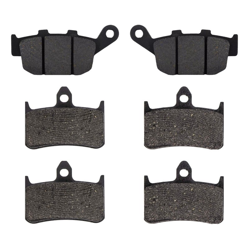 3 Kit plaquettes frein Honda CB 250 Hornet  Av Ga, Dr et Ar 020-069X2 - EBC FA140 et FA187 - Raven 104-153