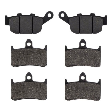 3 Kit plaquettes frein Honda CB 250 Hornet  Av G, Av D et Ar 020-069X2 - EBC FA140 et FA187 - Raven 104-153