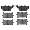 3 Kit plaquettes frein Honda CB 650 R  Av G, Av D et Ar 020-379X2 - EBC FA140 et FA679HH - Raven 104-154