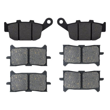 3 Kit plaquettes frein Honda Forza 750  Av Ga, Dr et Ar 020-379X2 - EBC FA140 et FA679HH - Raven 104-154