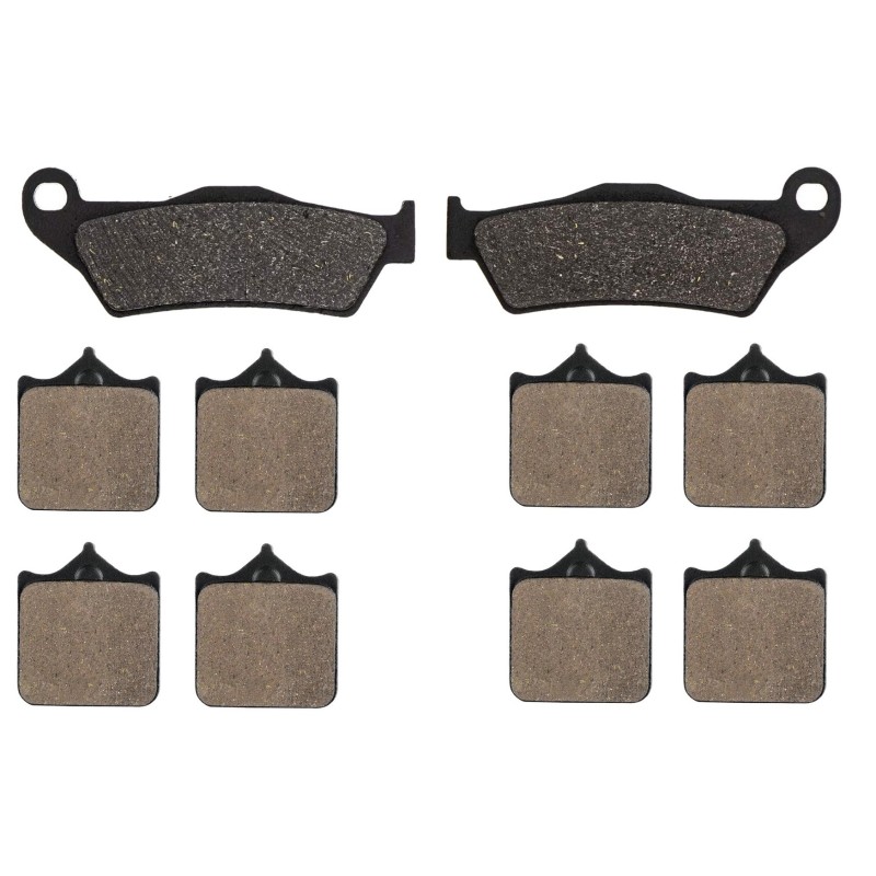 3 Kit plaquettes frein Ktm SuperMoto 950 R Av Ga, Dr et Ar 031-177X2 - EBC FA181 et FA322/4HH - Raven 104-171