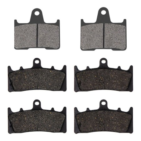 3 Kit plaquettes frein Suzuki GSX 1400  Av G, Av D et Ar 148-039X2 - EBC FA254 et FA188 - Raven 104-175