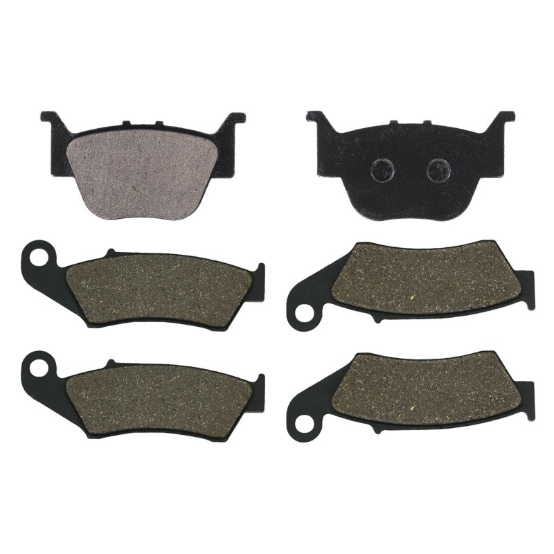 3 Kit plaquettes frein Honda TRX 450 Sportrax  Av G, Av D et Ar 243-041X2 - EBC FA373 et FA185 - Raven 104-176
