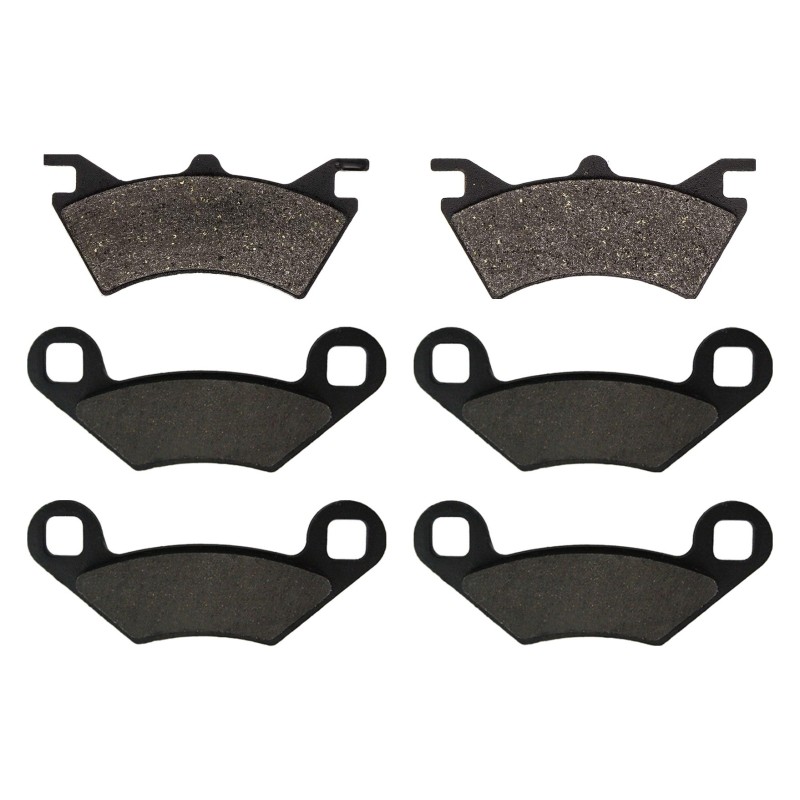 3 Kit plaquettes frein Polaris LUH 500  Av Ga, Dr et Ar 208-162X2 - EBC FA313R et FA159 - Raven 104-207