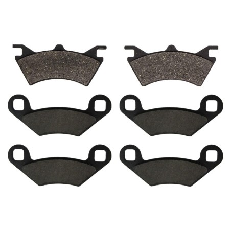 3 Kit plaquettes frein Polaris LUH 500  Av Ga, Dr et Ar 208-162X2 - EBC FA313R et FA159 - Raven 104-207