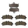 3 Kit plaquettes frein Mv-agusta F4 998 R RR Corsa Corta Av Ga, Dr et Ar 235-258X2 - EBC FA320 et FA447HH - Raven 104-220