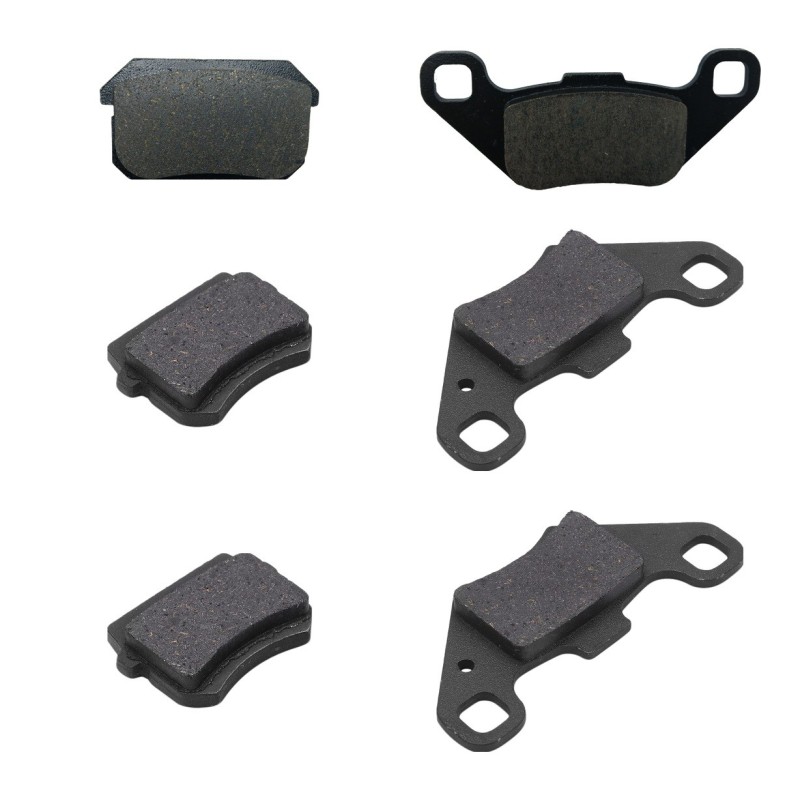 3 Kit plaquettes frein Adly Interceptor 300  Av Ga, Dr et Ar 283-288X2 - EBC FA431 et FA416 - Raven 104-231