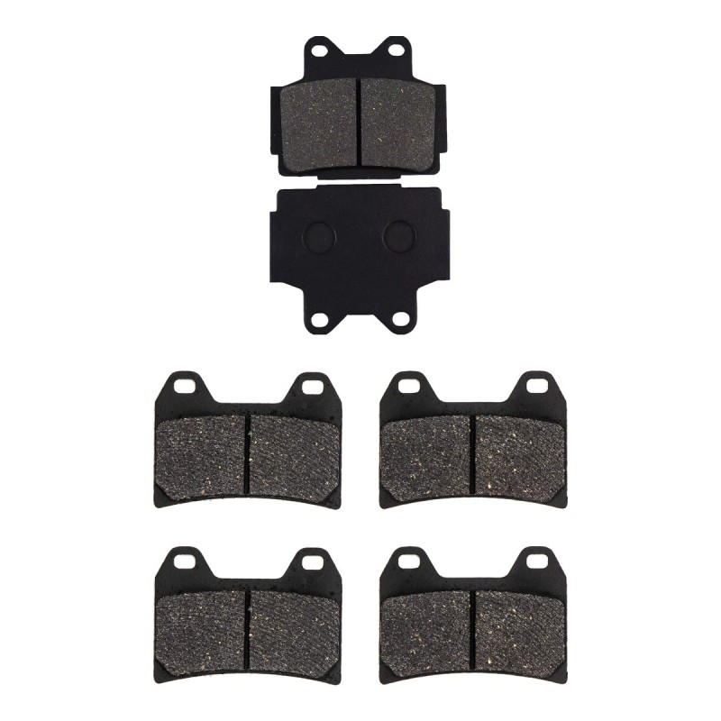 3 Kit plaquettes frein Yamaha Fazer 400  Av G, Av D et Ar Nc -  - Raven 104-235