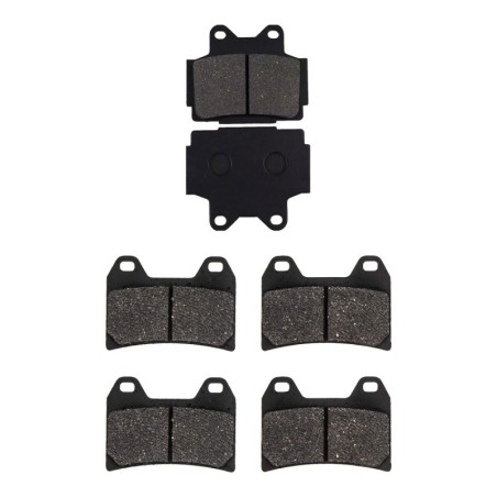 3 Kit plaquettes frein Yamaha Fazer 400  Av G, Av D et Ar Nc -  - Raven 104-235