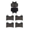 3 Kit plaquettes frein Yamaha XJR 400  Av Ga, Dr et Ar 067-141X2 -  - Raven 104-235