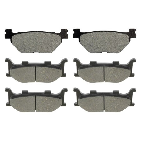 3 Kit plaquettes frein Yamaha XVS 1300 V-Star  Av Ga, Dr et Ar 165-099X2 -  - Raven 104-250