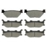 3 Kit plaquettes frein Yamaha XVS 1300 V-Star  Av G, Av D et Ar Nc -  - Raven 104-250