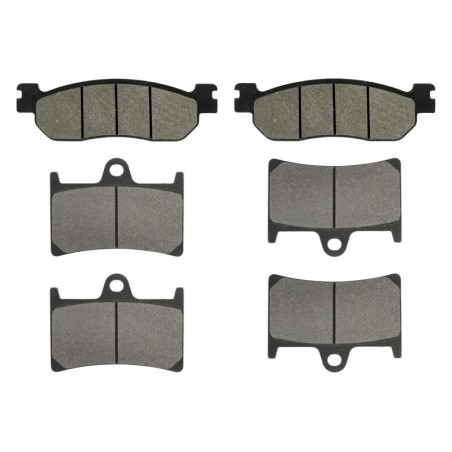 3 Kit plaquettes frein Yamaha YZF-R1 1000  Av G, Av D et Ar Nc -  - Raven 104-251