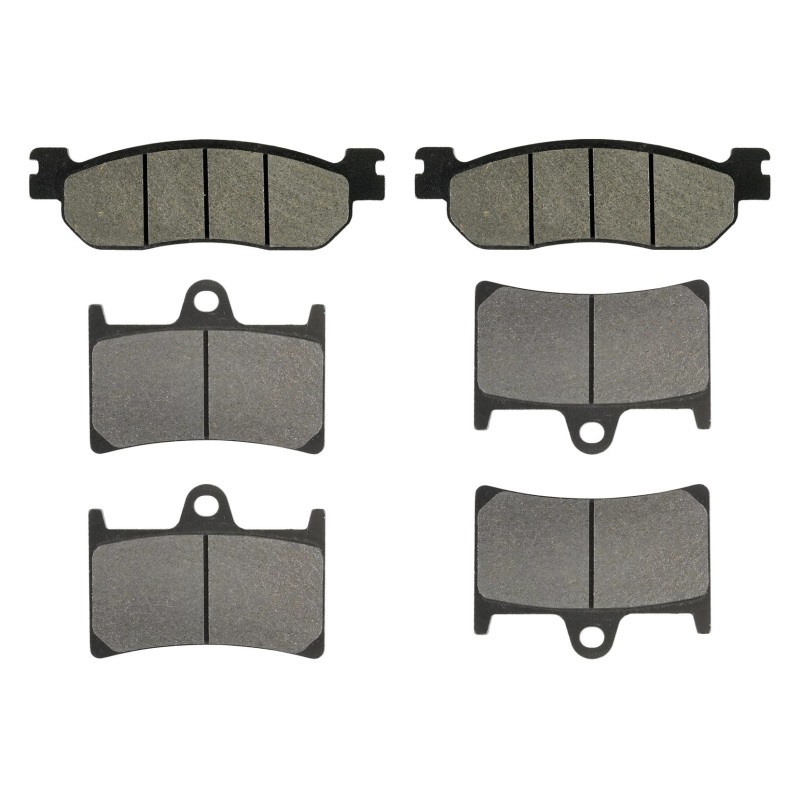 3 Kit plaquettes frein Yamaha YZF-R6 600  Av G, Av D et Ar Nc -  - Raven 104-251