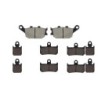 3 Kit plaquettes frein Yamaha YZF-R1 1000  Av G, Av D et Ar Nc -  - Raven 104-254
