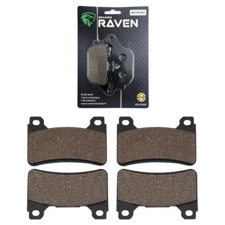 3 Kit plaquettes frein Honda CBR 1000 RR  Av Ga, Dr et Ar 021-214X2 -  - Raven 104-267
