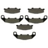3 Kit plaquettes frein Kawasaki KR-1 250  Av Ga, Dr et Ar 044X3 - EBC FA141 - Raven 102-044