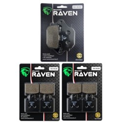 3 Kit plaquettes frein Kawasaki Z1000  Av Ga, Dr et Ar 021-249X2 -  - Raven 104-071